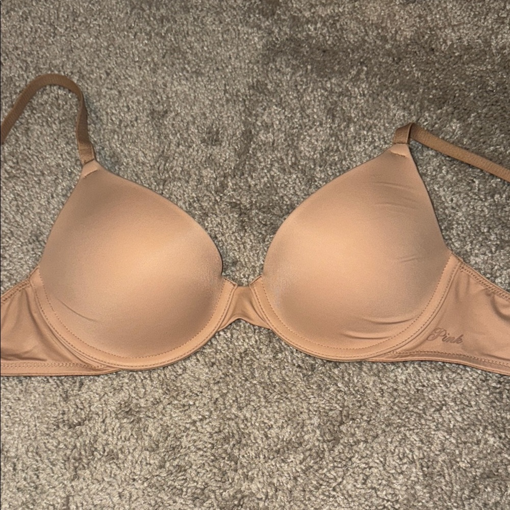 PINK Victoria's Secret Women's Tan Bra